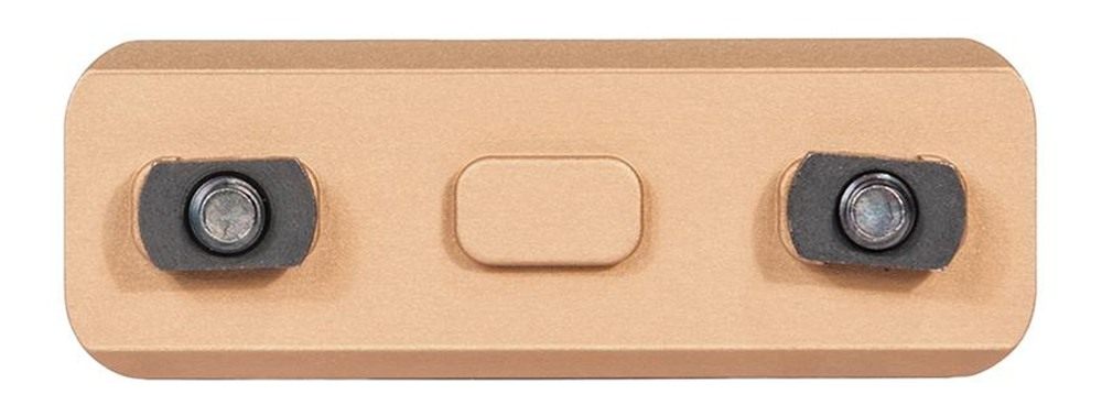 Reptilia 100280 Low Profile M-Lok Rail Mount FDE 7075-T6 Aluminum view 3