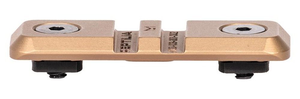 Reptilia 100280 Low Profile M-Lok Rail Mount FDE 7075-T6 Aluminum view 4