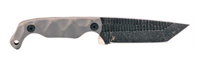 Stroup Knives BRAVO5T 3.5in ACD Etch GRY STH