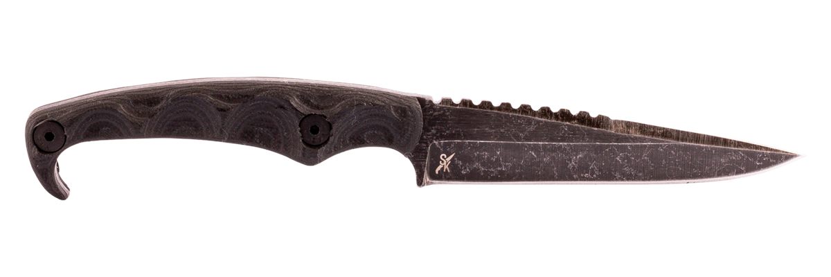 Stroup Knives MK2BNITRILE BLK/Acid Etched 4