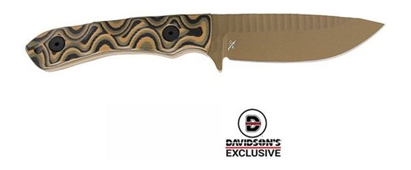 Stroup Knives STP GP2 CAMO G10 FDE CER DE