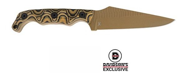 Stroup Knives STP TU2 CAMO G10 FDE CER DE
