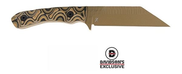 Stroup Knives STP GP3 CAMO G10 FDE CER DE