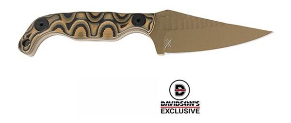 Stroup Knives STP Mini 1 CAMO G10 FDE CER DE