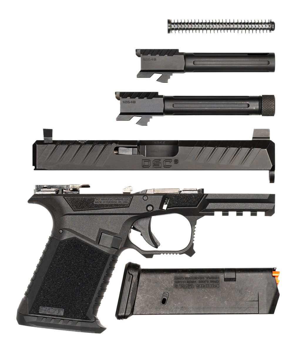 SCT Manufacturing 0230000000 DSC9 9MM 4in 15+1 BLK