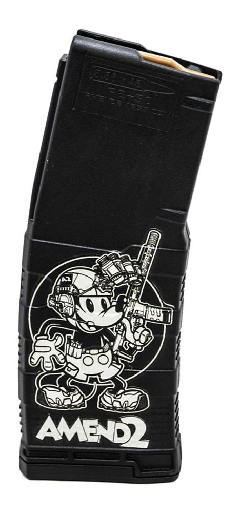 Amend2 AR-15 Mod-3 Rifle Magazine Steamboat Willie 5.56/.223 30/rd