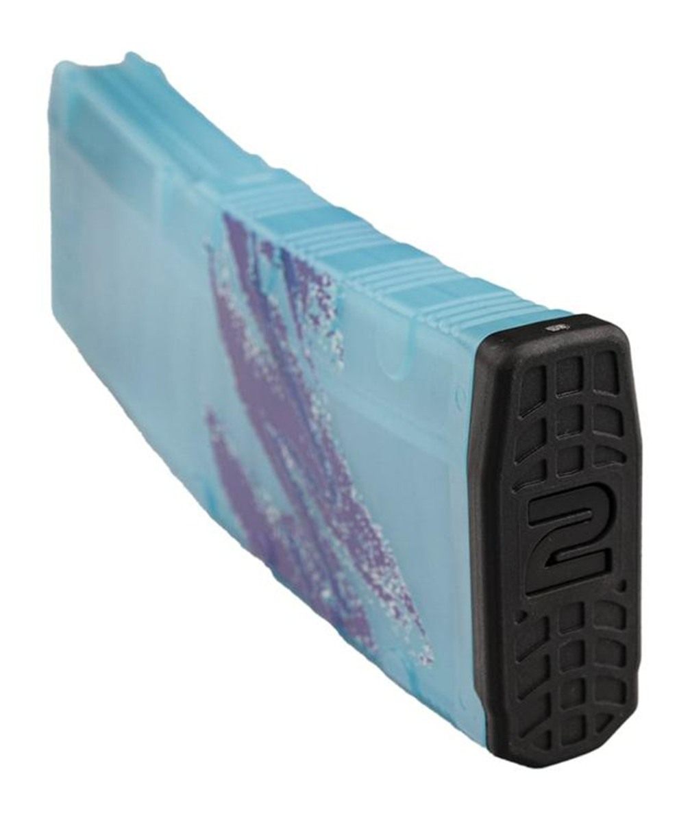 Amend2 AR-15 Mod C Teal Printed Jazz Rifle Magazine 5.56mm/.223 Rem 30/rd