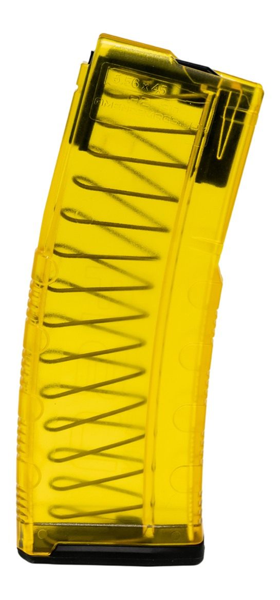 Amend2 AR-15 Magazine 5.56X45 30RD Polymer Trans Yellow