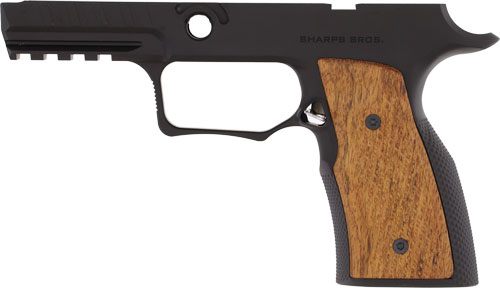 Sharps Bros SBGM09 Grip Module Black w/ Cherry 7075-T6 Aluminum Fits Sig P3 view 2