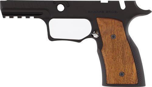 Sharps Bros . P320 Grip Module MAN. Safety Black W/ Cherry