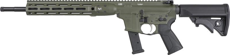 LWRC International IC Nine Carbine 9MM 16in 27RD MAG OD Green/Black Stock