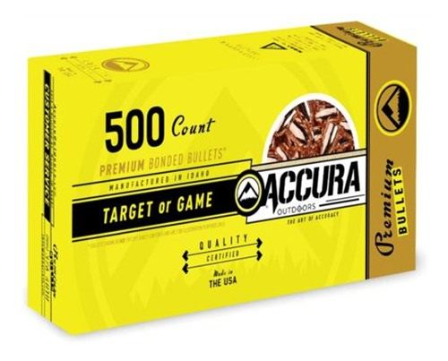 Accura Bullets Premium Powerbond 9mm .356in 115 gr RN 500/ct view 2