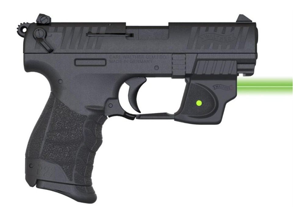 Viridian Green Lasers 9120097 E-Series Fits Walther P22 Black Polymer Rail view 3
