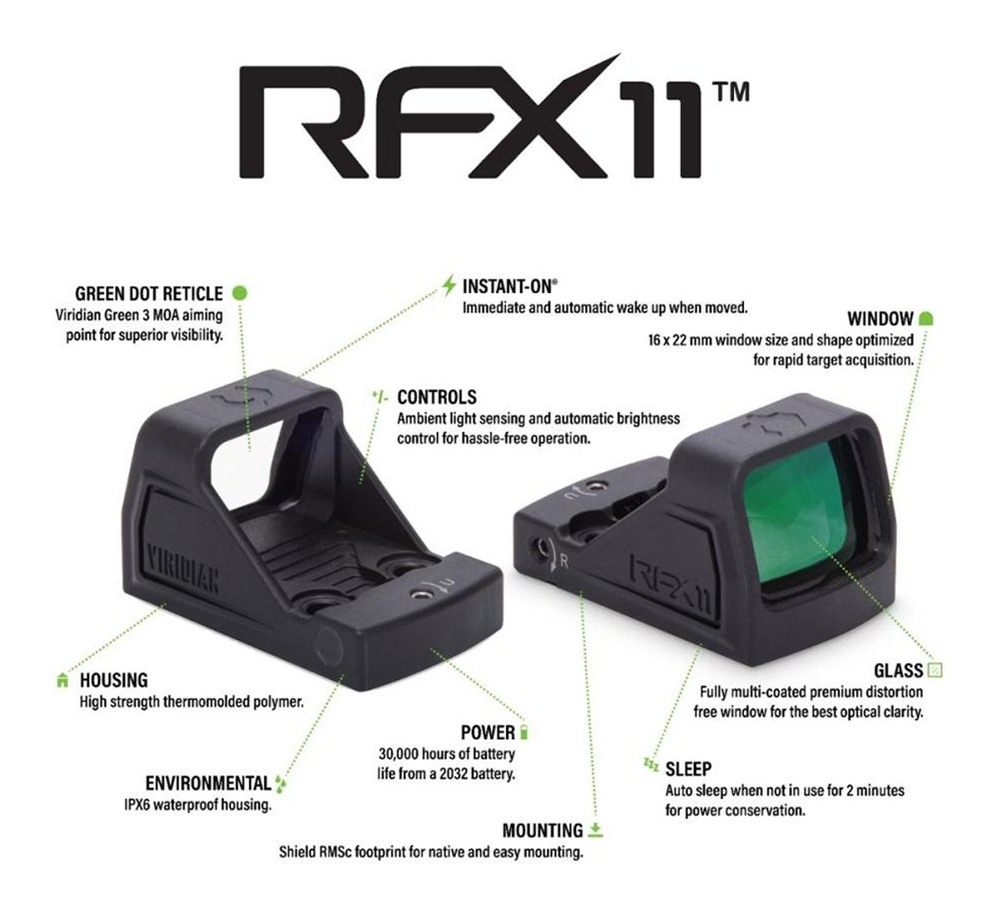 Viridian Weapon Technologies 9810142 RFX11 Flat Dark Earth 1 x 16 mm x 22 3 view 2