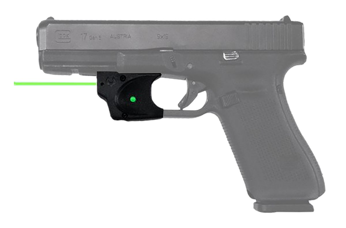 Viridian Green Lasers 9120091 E-Series Fits Glock 17/19/34/45/47 Black Poly