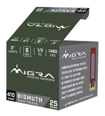 Migra Ammunitions Bismuth Mono 410ga 3 11/16oz 6 25/10