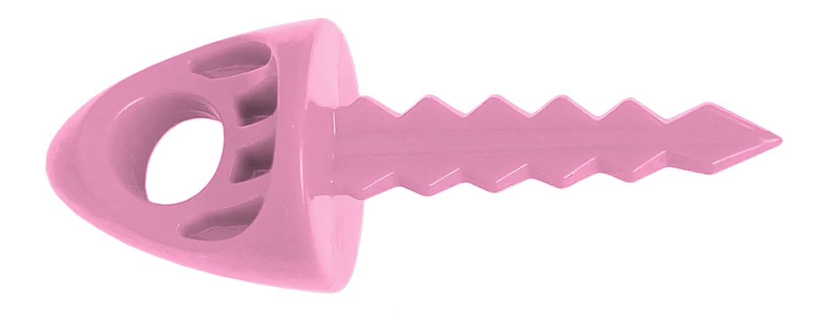 Targettack Pink Polycarbonate Plastic 1in For Paper/Vinyl Targets 6 Pack