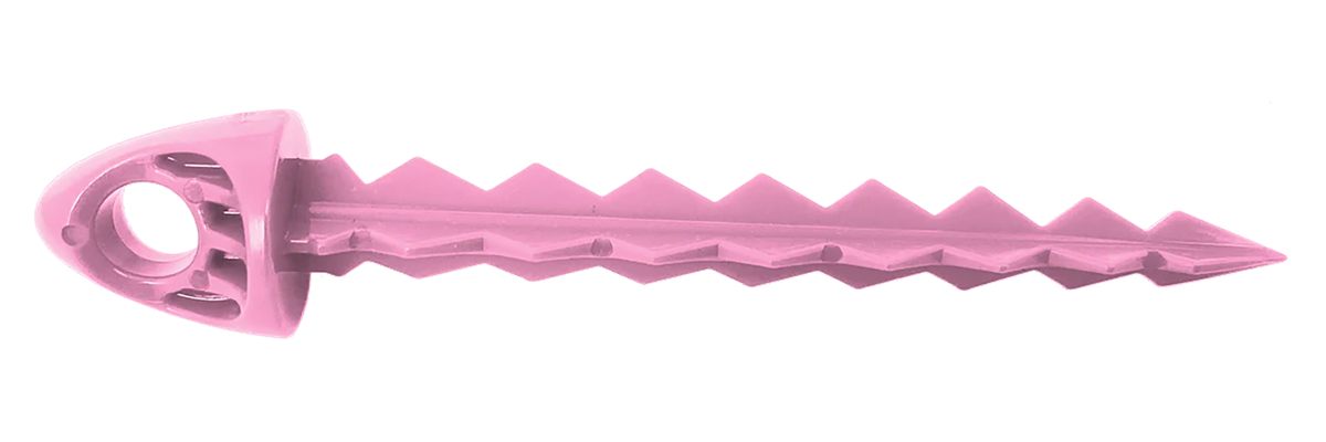 Targettack Pink Polycarbonate Plastic 3in For Paper/Vinyl Targets 12 Pack