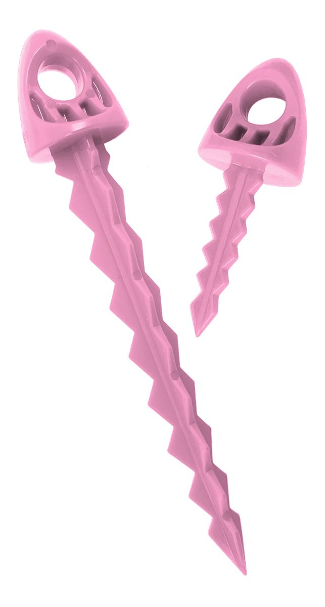 Targettack Pink Polycarbonate Plastic 1in/3in For Paper/Vinyl Targets 12 Pa