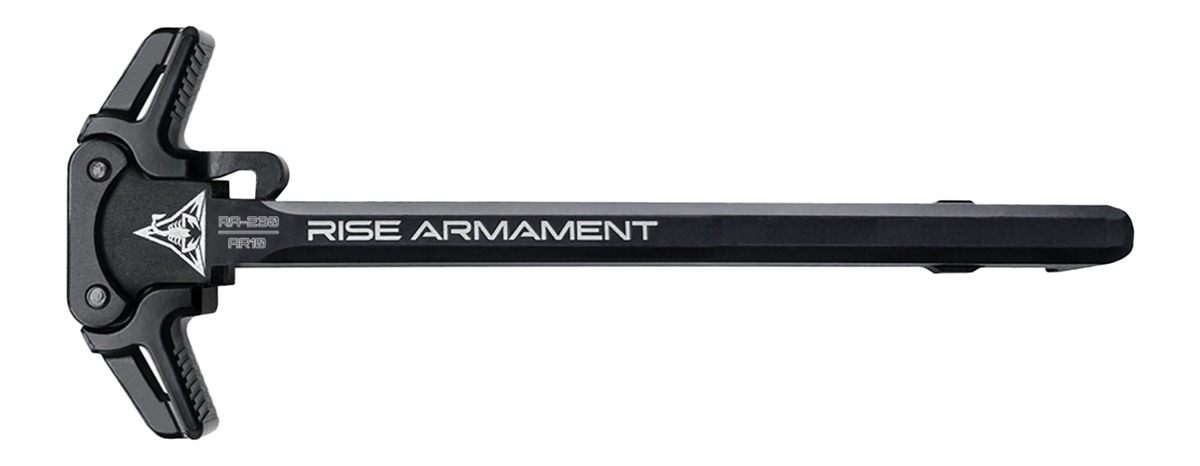 Rise Armament RA230BLK Charging Handle AR-10 Black Anodized Aluminum Ambide view 2