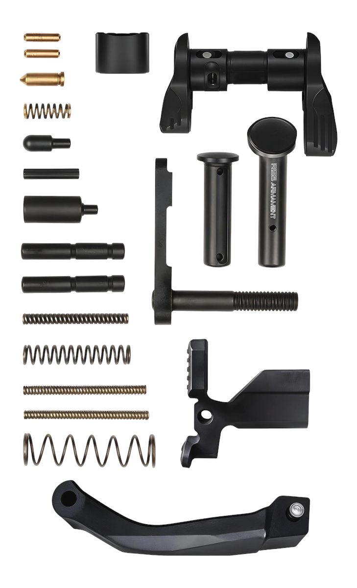 Rise Armament 12003ADV Premium Lower Parts Kit Black Aluminum