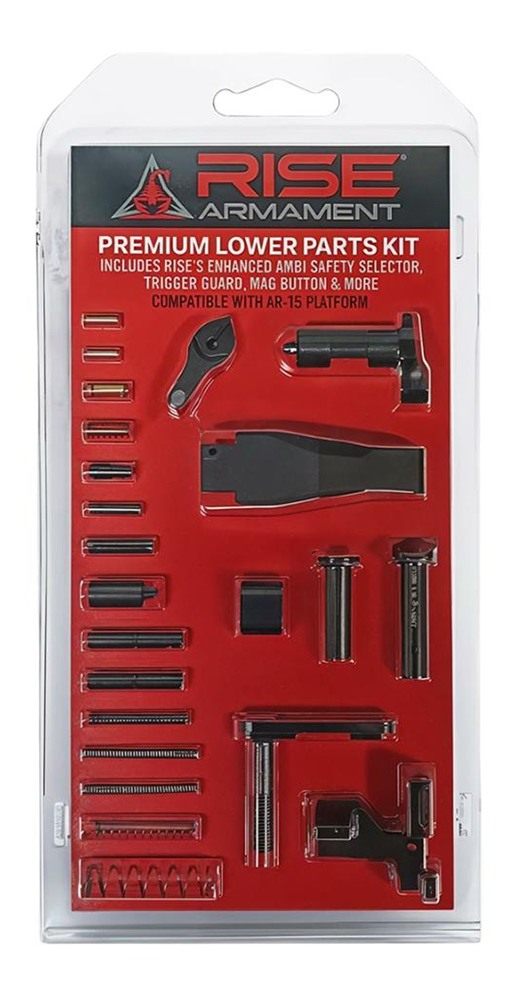Rise Armament 12003ADV Premium Lower Parts Kit Black Aluminum view 2