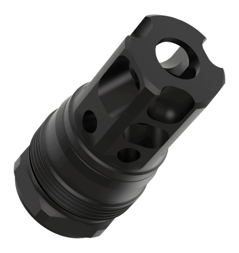 Liberty Precision Machine LPM-2009 Bell Muzzle Brake Black Stainless Steel
