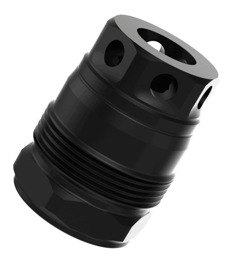 Liberty Precision Machine LPM-2011 Baby Bell Muzzle Brake Black Stainless S