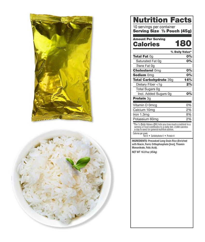 ReadyWise Wise Foods RW07704 Meat/Rice Bucket Freeze Dried Meals 88 Serving view 3