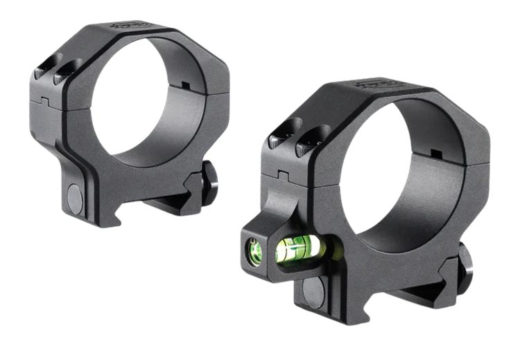 Ruffs Precision RPM 30mm Medium (1.00'') Scope Rings with Co-Linear Bubble