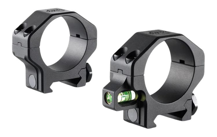 Ruffs Precision RPM 34mm Low (.885'') Scope Rings with Co-linear Bubble Lev