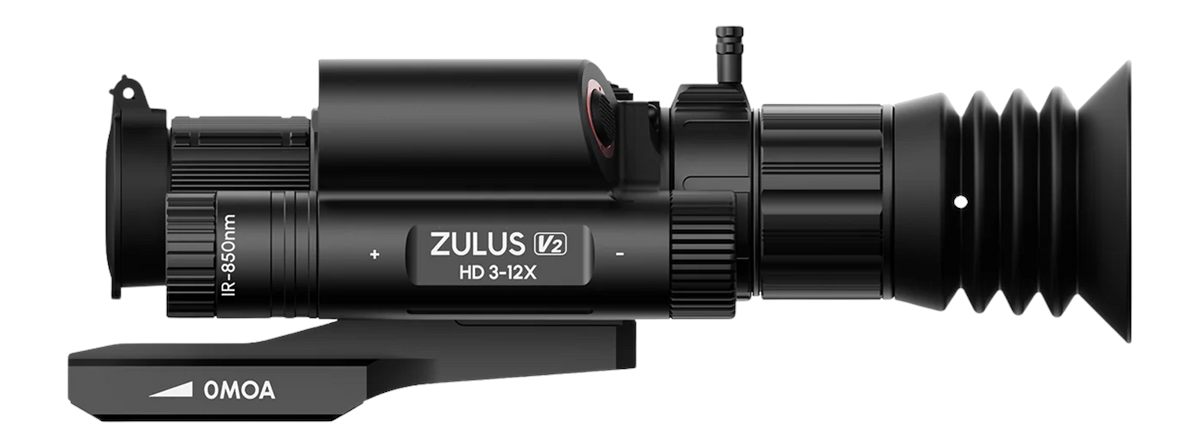 Dnt Optics Zhd312rv2 Zulus HD 3-12x V2 D/n W/lsr RF
