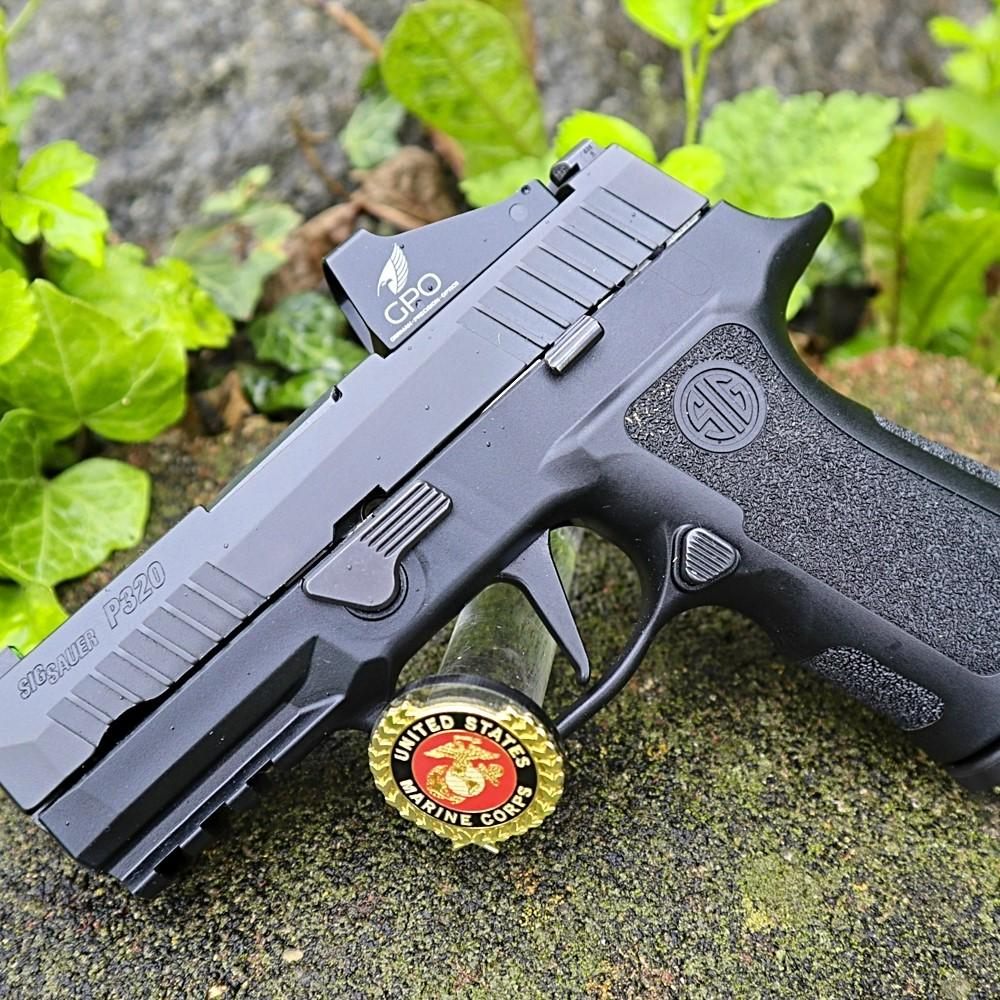 German Precision Optics (GPO) Spectra Pistol Reflex 1x3 MOA Dot Motion 1'' view 2