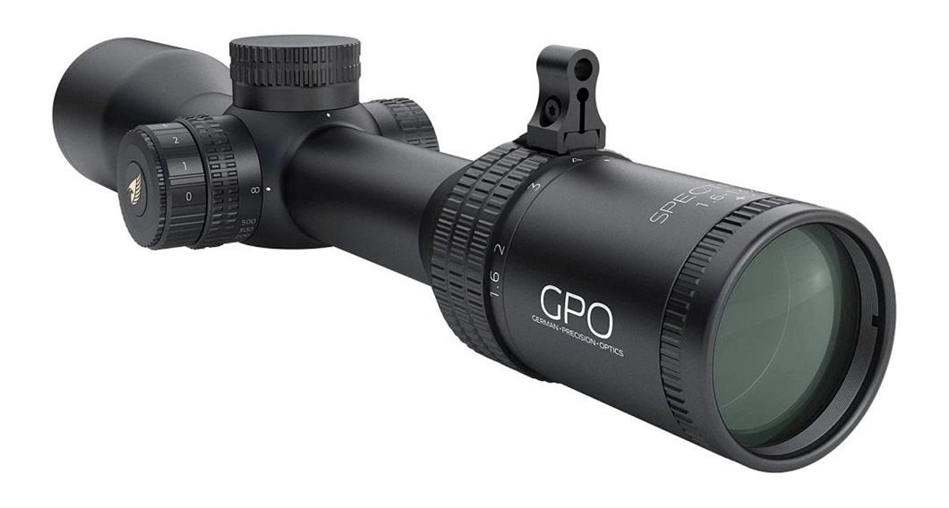 German Precision Optics GPO Spectra 1.6-13x44i Compact Rifle Scope 30mm G4i view 2