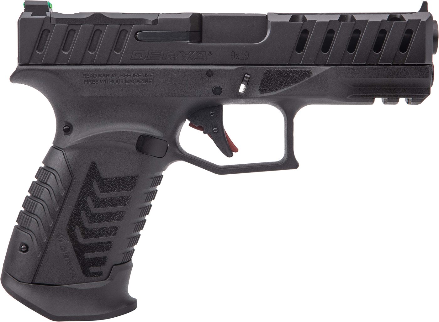 Derya Firearms DY9.ISL.US Island Kit 9mm Luger 15+1 3.86in Black Melonite S