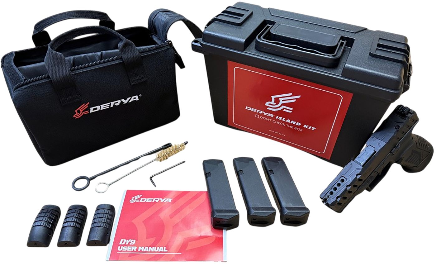 Derya Arms Firearms 10L.DY9.ISL.US DY9 Island Kit 9mm Luger 10+1 3.86in Bla view 2