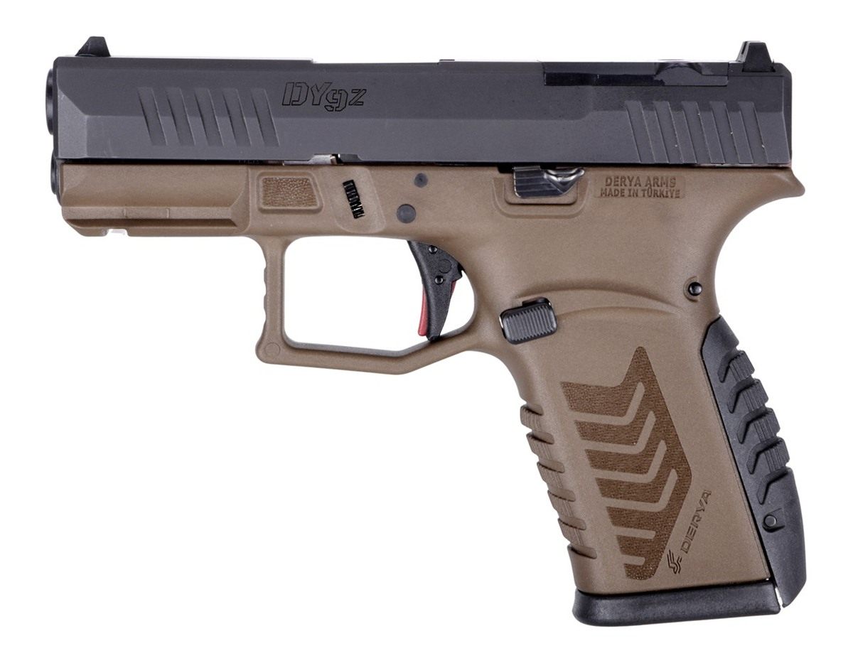 Derya Firearms Dy9z.ttmb.tr 9mm 15r OR Brnz/blk view 2