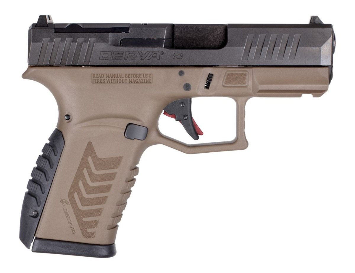 Derya Firearms Dy9z.ttbb.tr 9mm 15r OR Brwn/blk view 2
