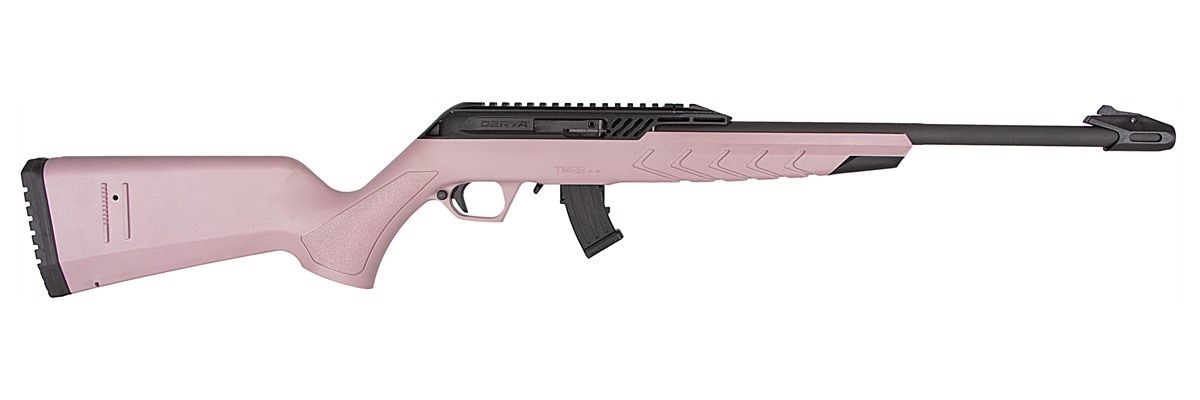 Derya Firearms TM22.Stan.Pink.18 Standard Full Size 22 LR 10+1 18in Black T