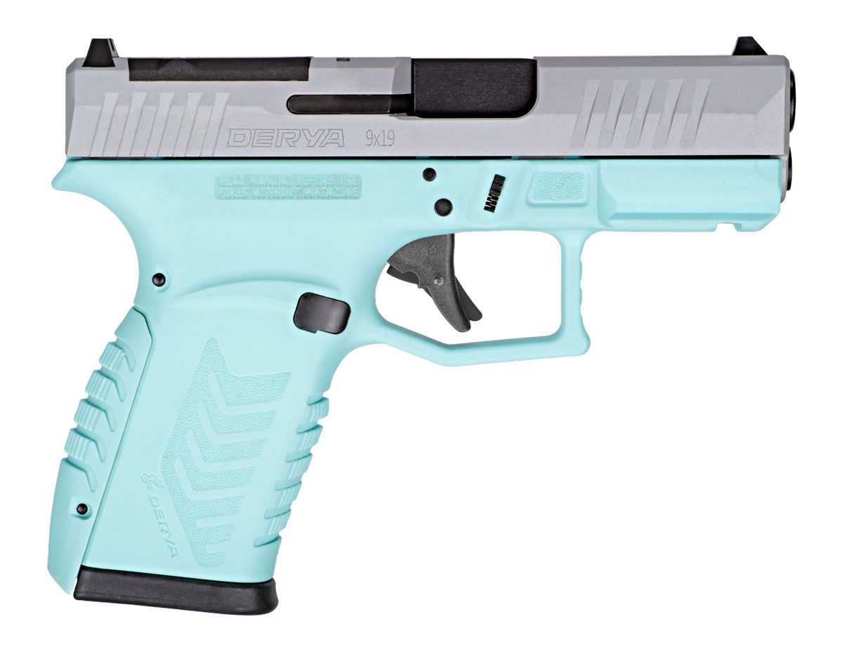 Derya Firearms Dy9z.blues.tr 9mm 3.5 15r Blue/sil