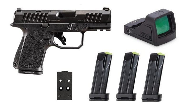 Rost Martin RM1S Handgun 9mm Luger 10(4)rd Magazines 3.6in Barrel Black Vir view 2