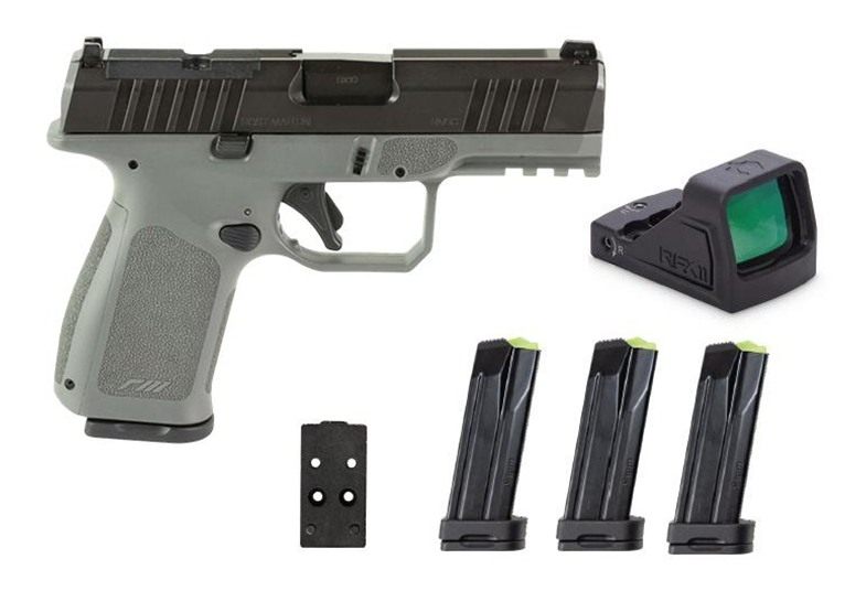 Rost Martin RM1C Handgun Bundle 9mm Luger 10rd (4) Magazines 4in Barrel Gra view 2