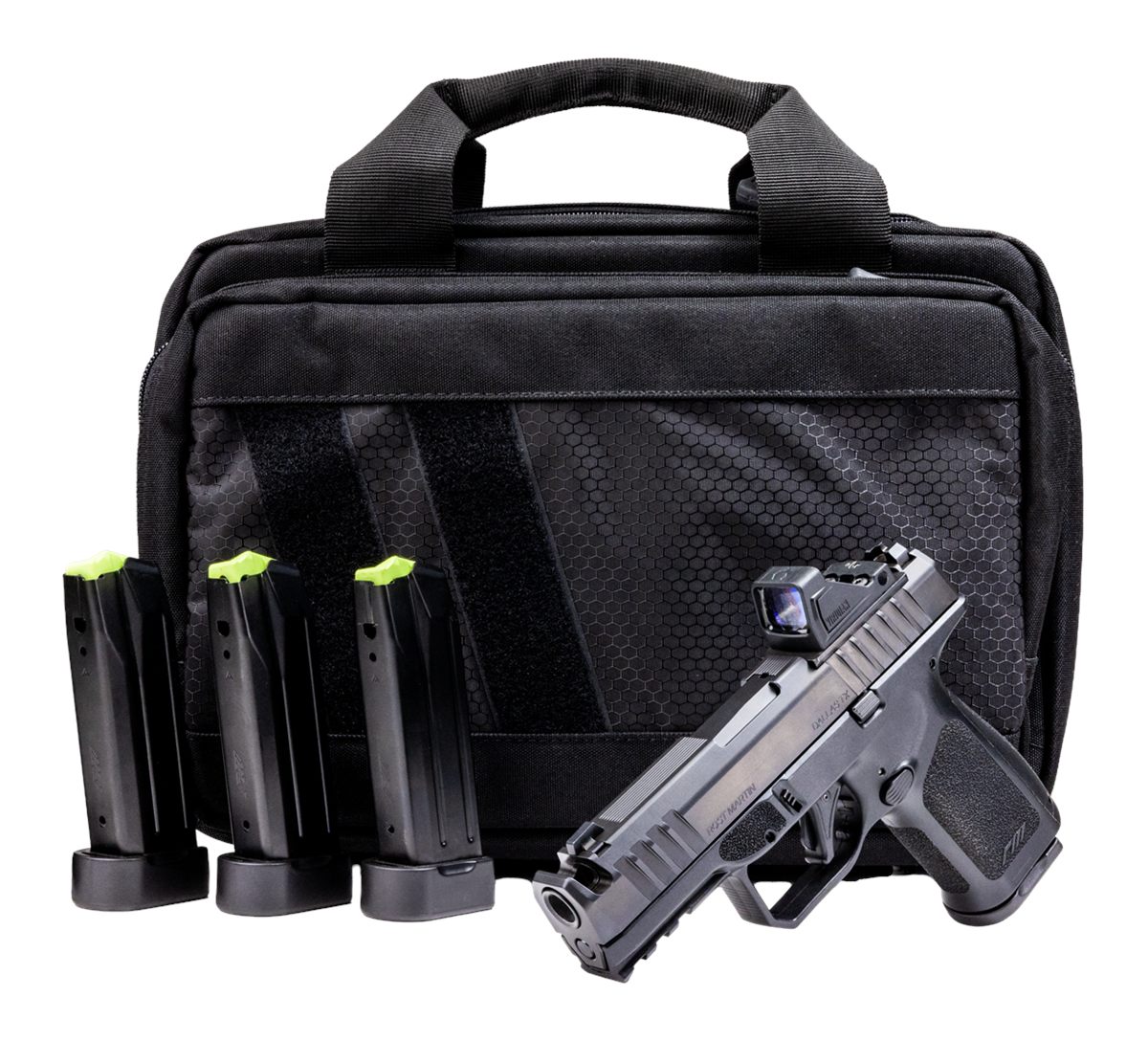 Rost Martin RM1CBLKOSP10CA(Comp)-P Comp Bundle CA 9mm Luger 10+1 4in Barrel
