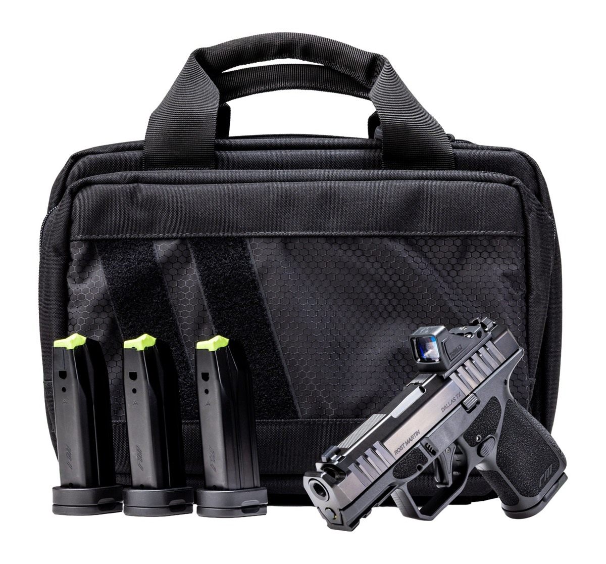 Rost Martin RM1SBLKOSP10CA(Comp)-P Comp Bundle CA 9mm Luger 10+1 3.60in Bar