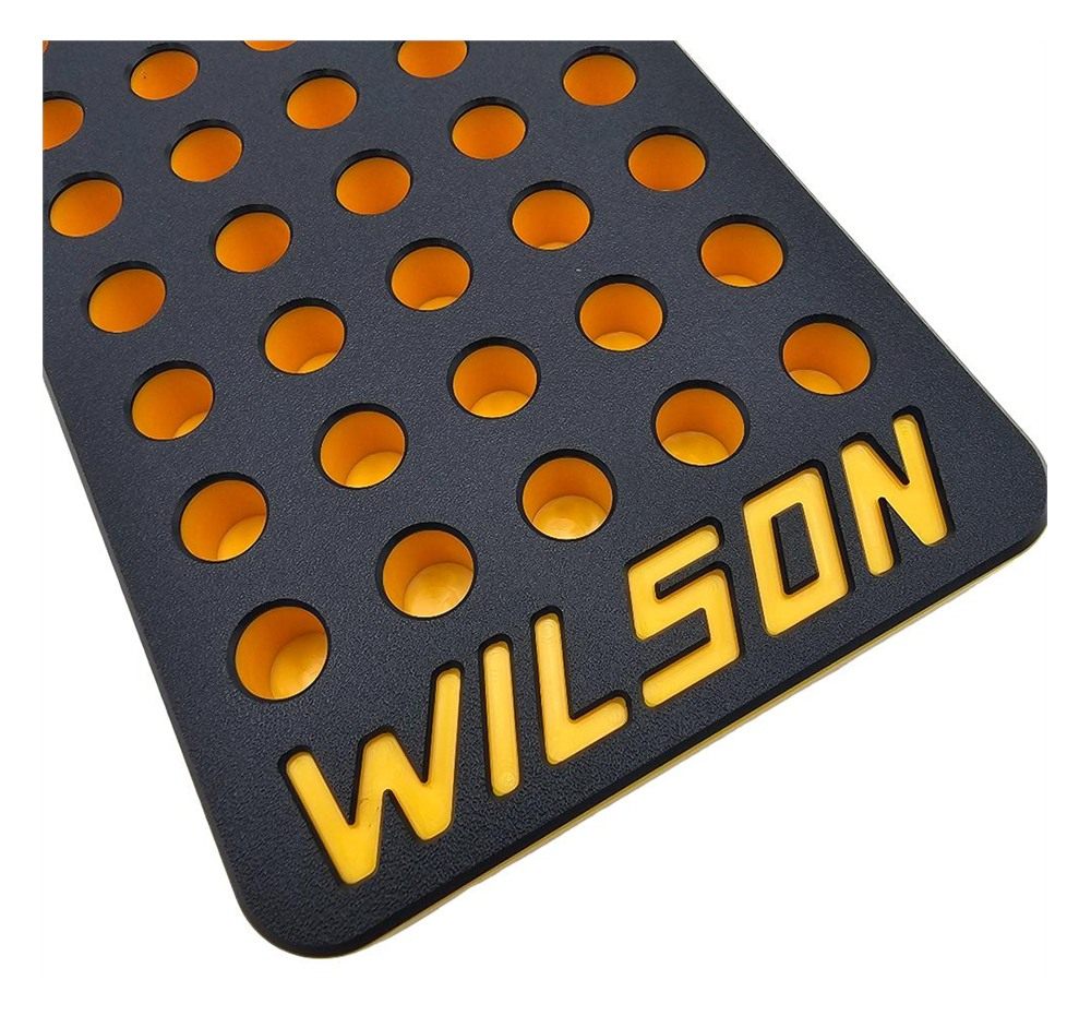 L.E. Wilson Reloading Tray .380in 50 Hole Black/Yellow