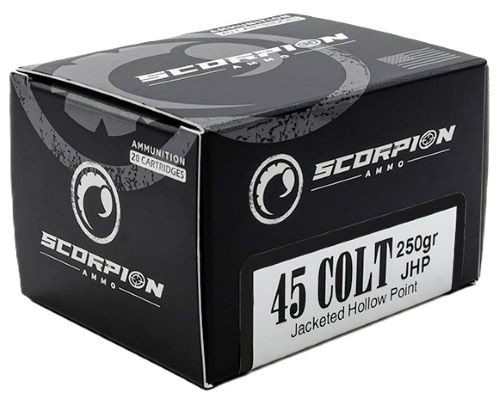Scorpion Ammo 45 LC 250GR JHP 20RD 10BX/CS