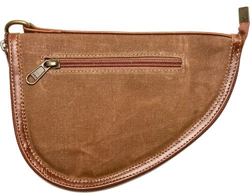 Palmetto Bag Pistol Case Small Field TAN Waxed Canvas/Buffalo view 2