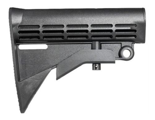 ONE HORSE AR15 BUTTSTOCK MIL-SPEC 6 POSITION BLACK view 2