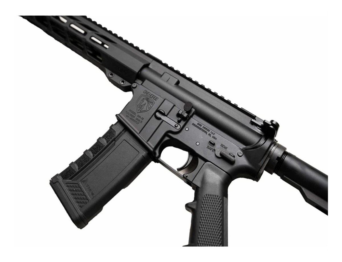 One Horse OH-15 5.56 Nato 30+1 16in Black Threaded Barrel, Receiver w/Picat view 2