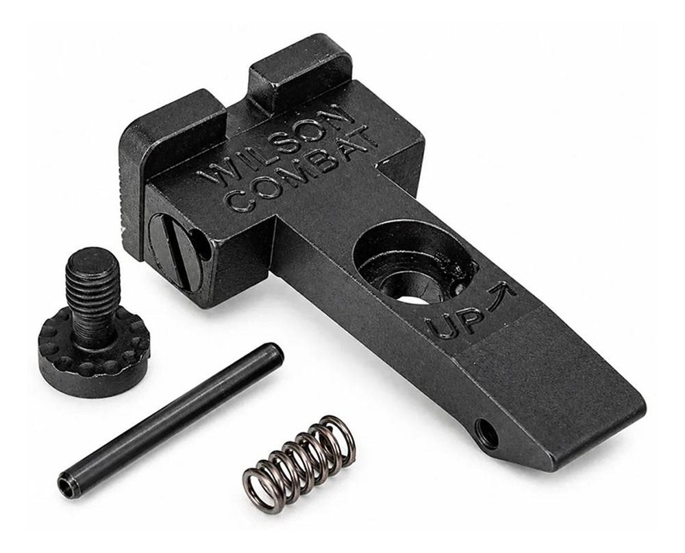 Wilson Combat Ruger GP100 Serrated Blade Handgun Sight Rear Square Notch Bl view 2